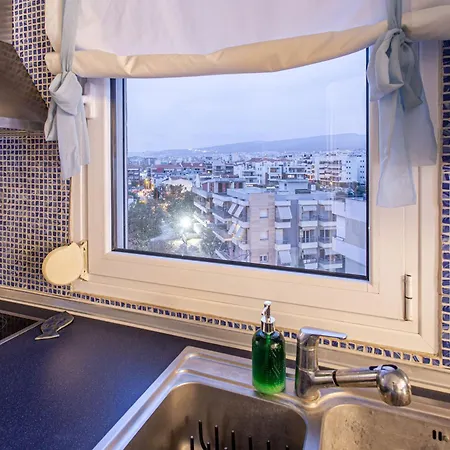 Celestial Garden-Thessaloniki'S Modern, Eclectic Penthouse With An Amazing View And Veranda Exterior photo